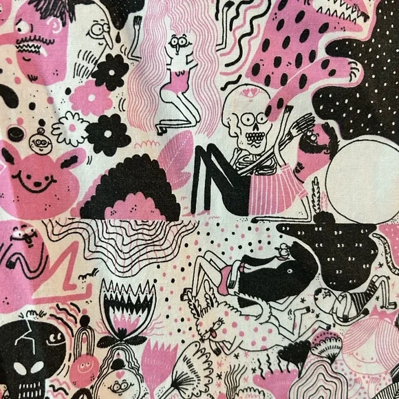 Rare Print EUC Nooworks Big Pocket Dress - Howell - Picture 3 of 5